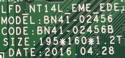 MAIN PARA MONITOR SAMSUNG / NUMERO DE PARTE BN94-11247R / BN97-10416F / BN41-02456B / BN9411247R / 11247R / NUMERO DE PANEL CY-GH075CSLVXH / MODELO LH75EDEPLGC/GO - Imagen 2